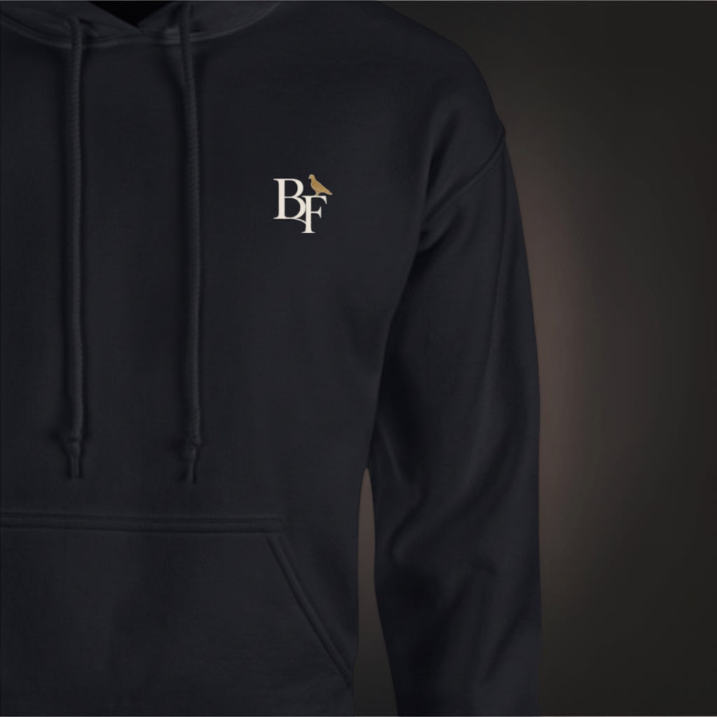 Geometric Budgie Hoodie – Graphic Back Print