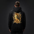 Golden Botanical Canary Hoodie – Premium Back Print