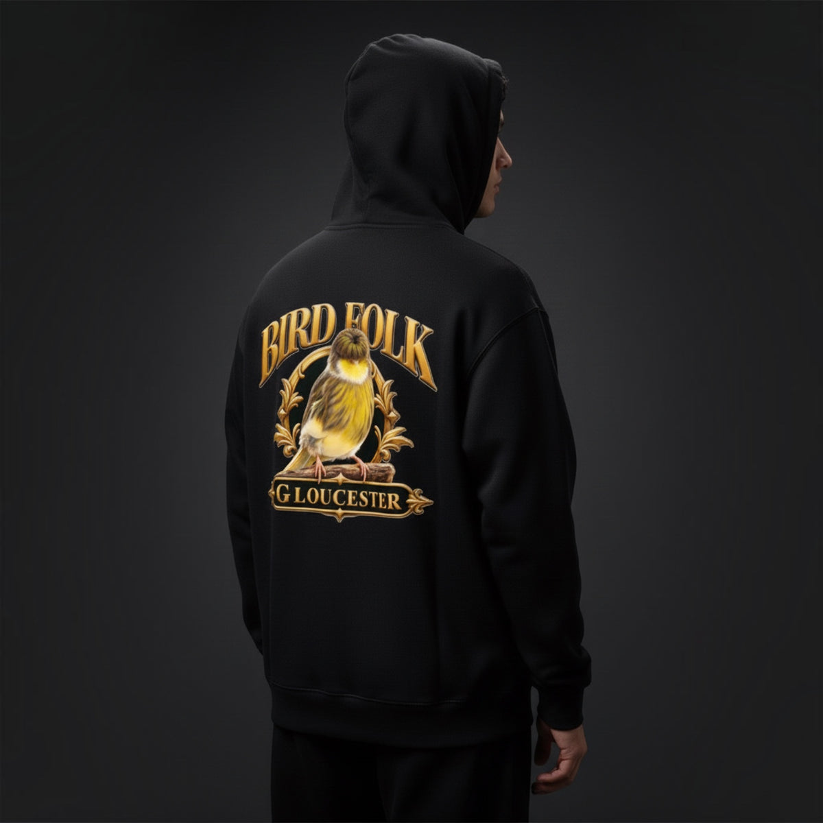 Gloucester Canary Heritage Hoodie – Premium Back Print