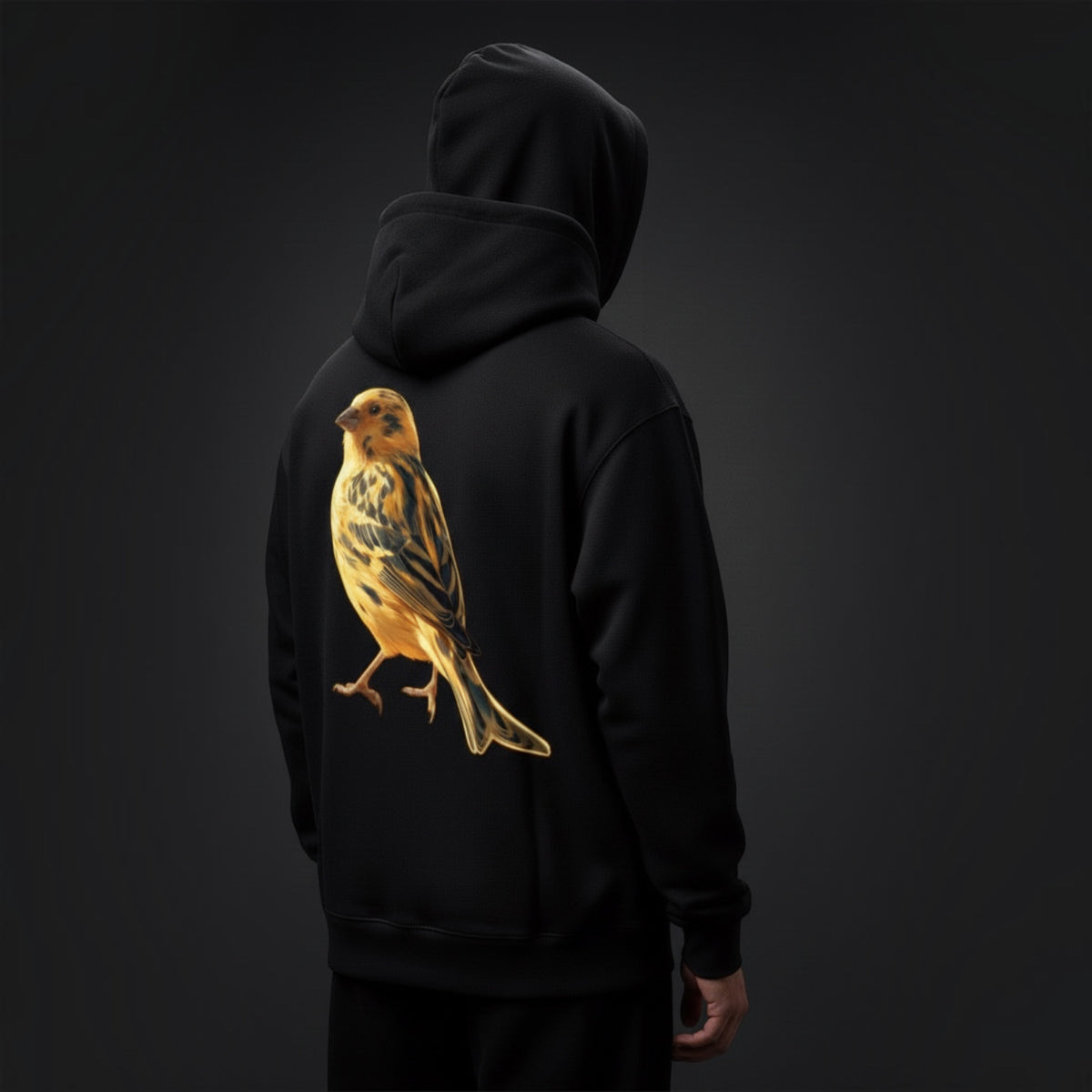 Golden Canary Hoodie – Premium Back Print