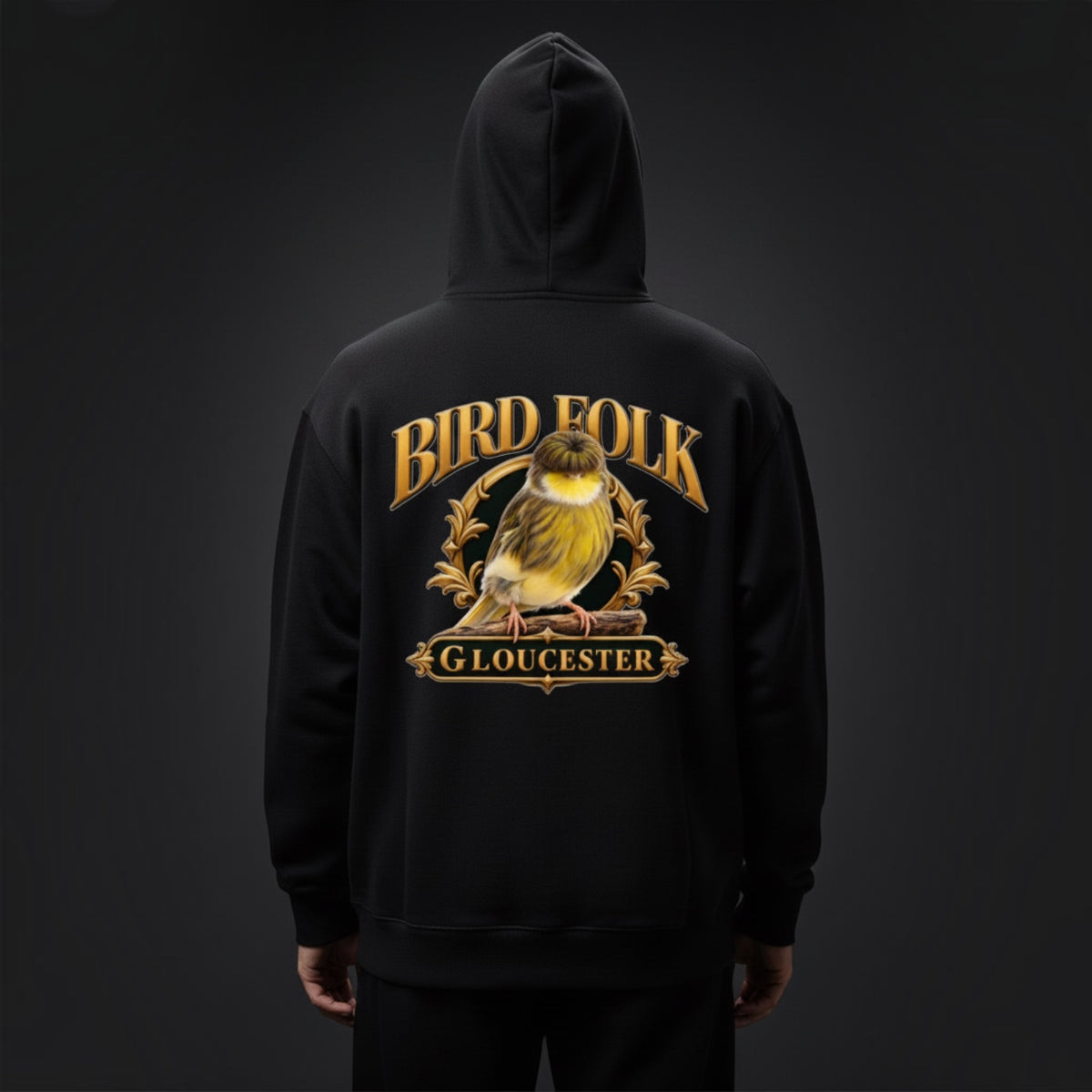 Gloucester Canary Heritage Hoodie – Premium Back Print