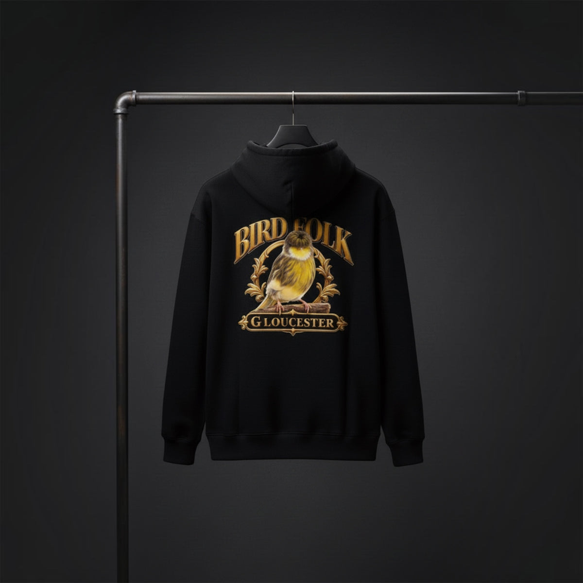 Gloucester Canary Heritage Hoodie – Premium Back Print