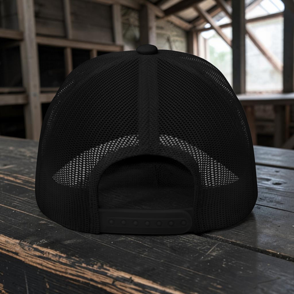 Blue Bar Classic Flyer Embroidered Trucker Cap