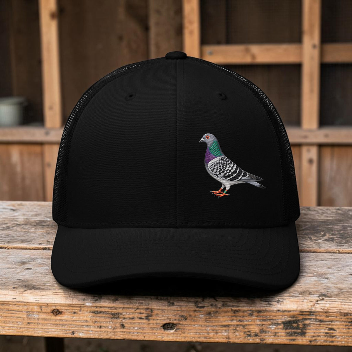 Blue Bar Classic Embroidered Trucker Cap