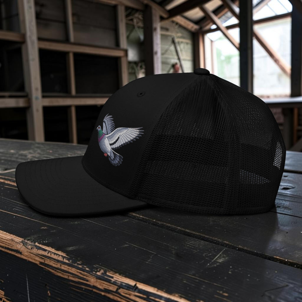 Blue Bar Classic Flyer Embroidered Trucker Cap