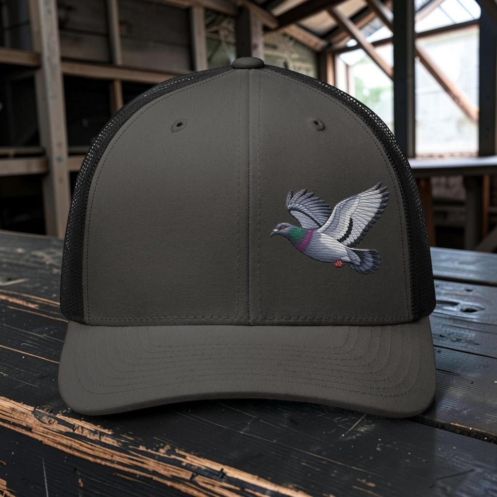 Blue Bar Classic Flyer Embroidered Trucker Cap
