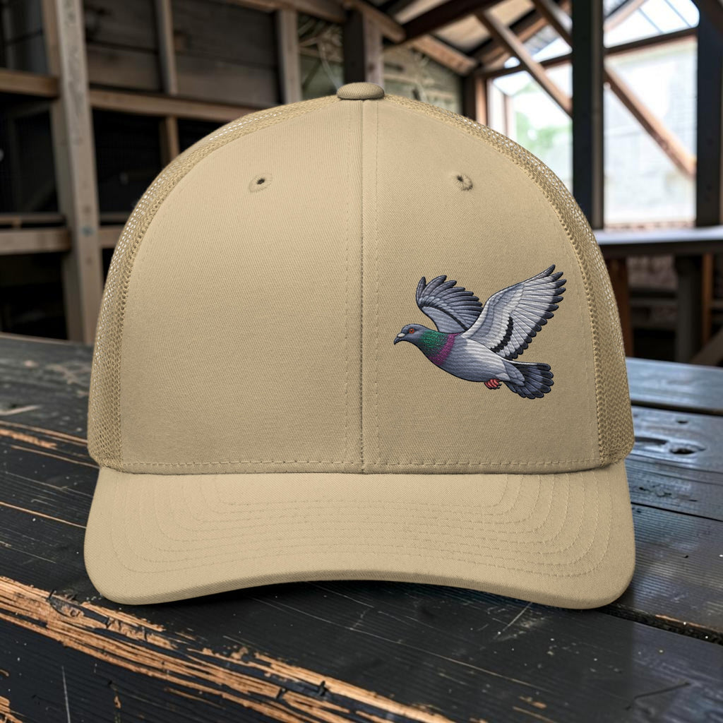 Blue Bar Classic Flyer Embroidered Trucker Cap