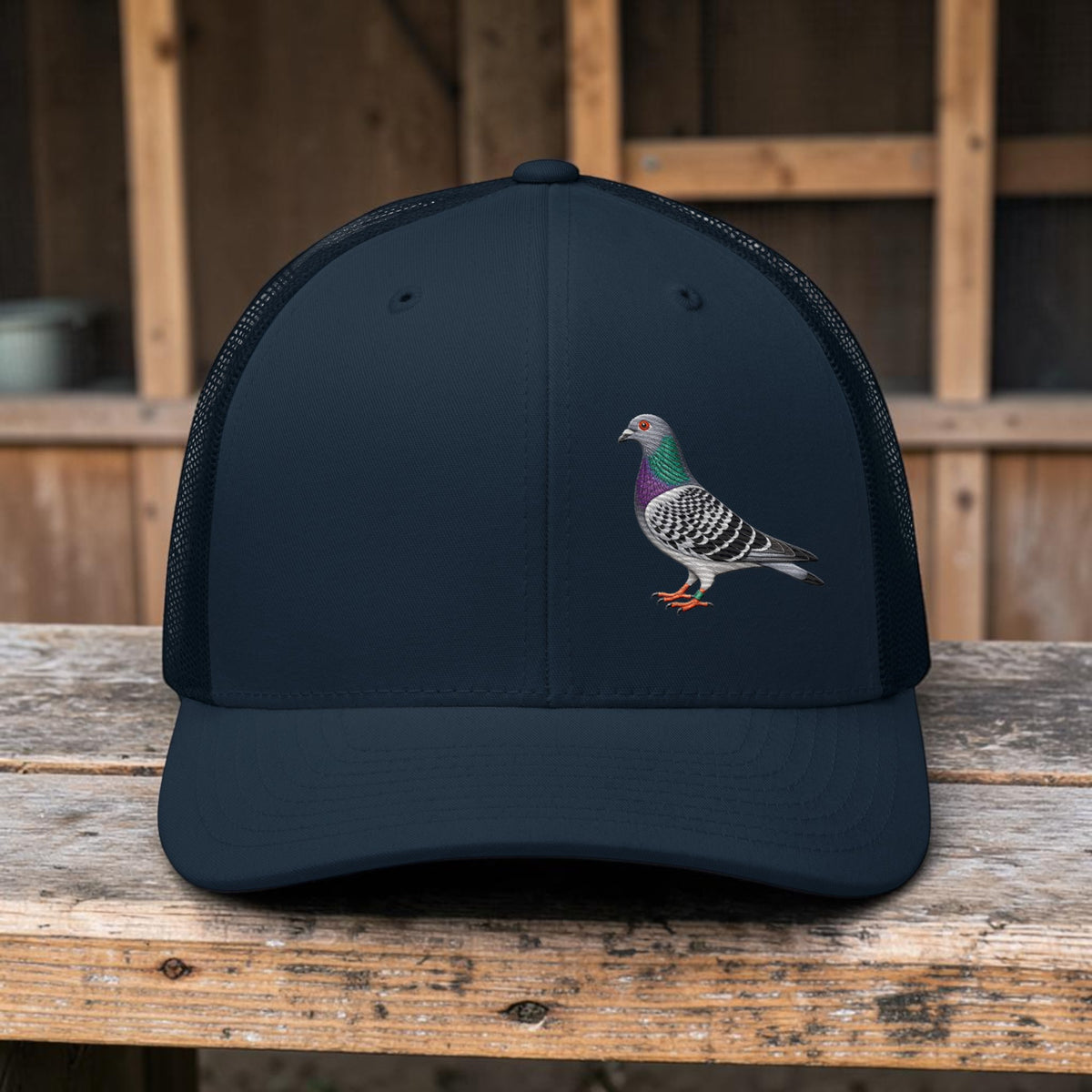 Blue Bar Classic Embroidered Trucker Cap