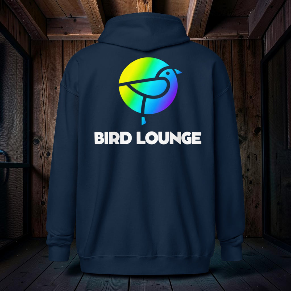 Bird Lounge Original Unisex Zip-Up Hoodie