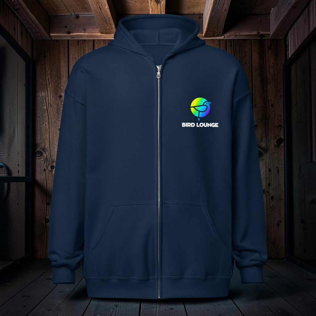 Bird Lounge Original Unisex Zip-Up Hoodie