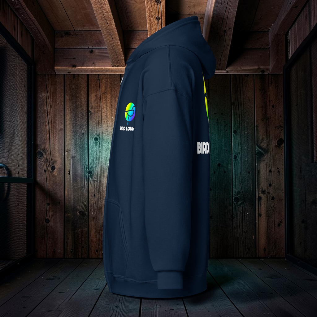 Bird Lounge Original Unisex Zip-Up Hoodie