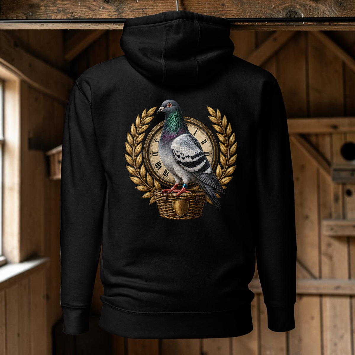 Blue Bar Pigeon Heritage Hoodie