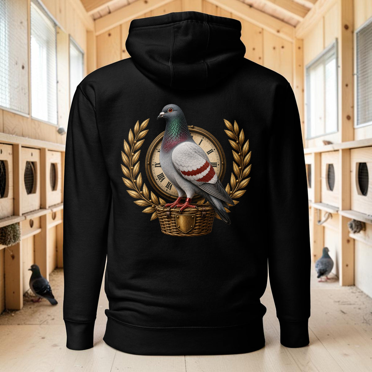 Red Bar Pigeon Heritage Hoodie