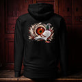 Red Bar Eye Backdrop Hoodie