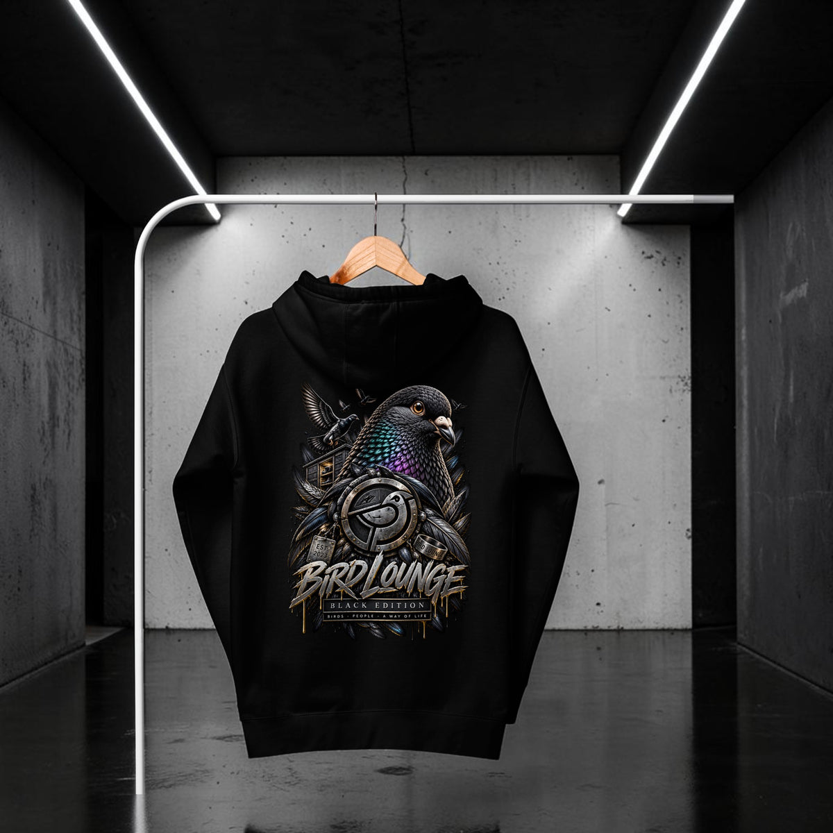 Bird Lounge Black Edition 01 | Limited Edition Hoodie