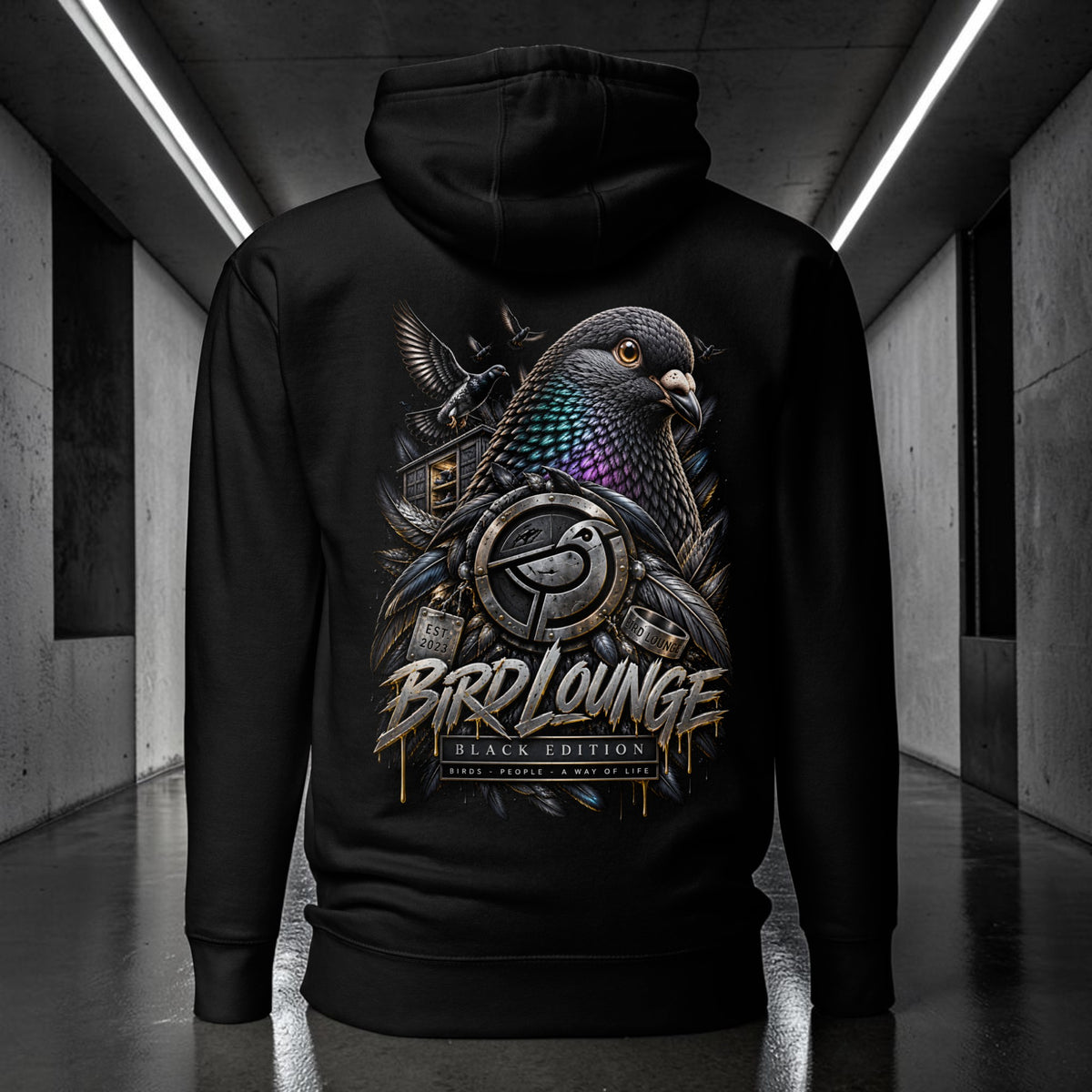 Bird Lounge Black Edition 01 | Limited Edition Hoodie