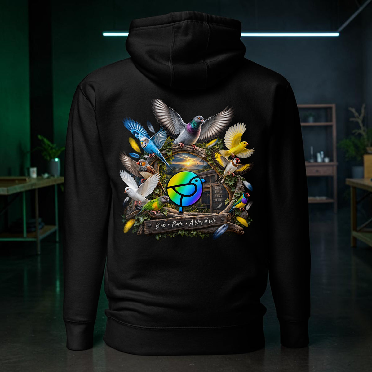 Bird Lounge Vivid Edition 01 — Limited Edition Hoodie