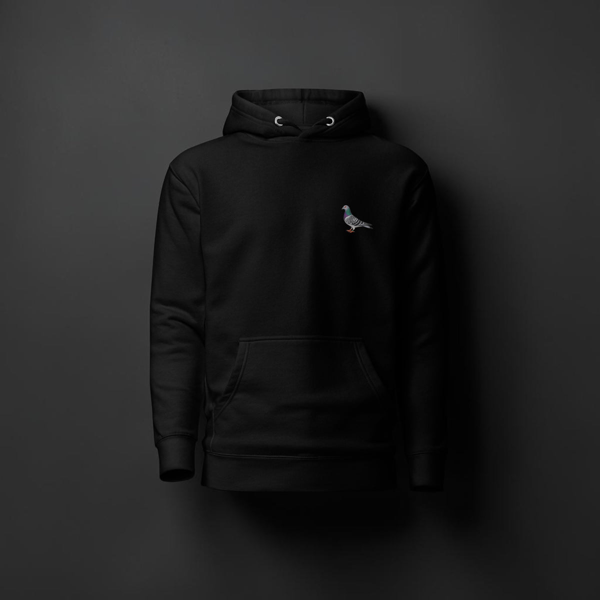 Blue Bar Classic — Racing Pigeon Embroidered Hoodie