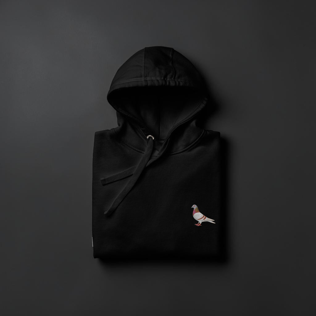 PG-RP-02 — Red Bar Classic Embroidered Hoodie