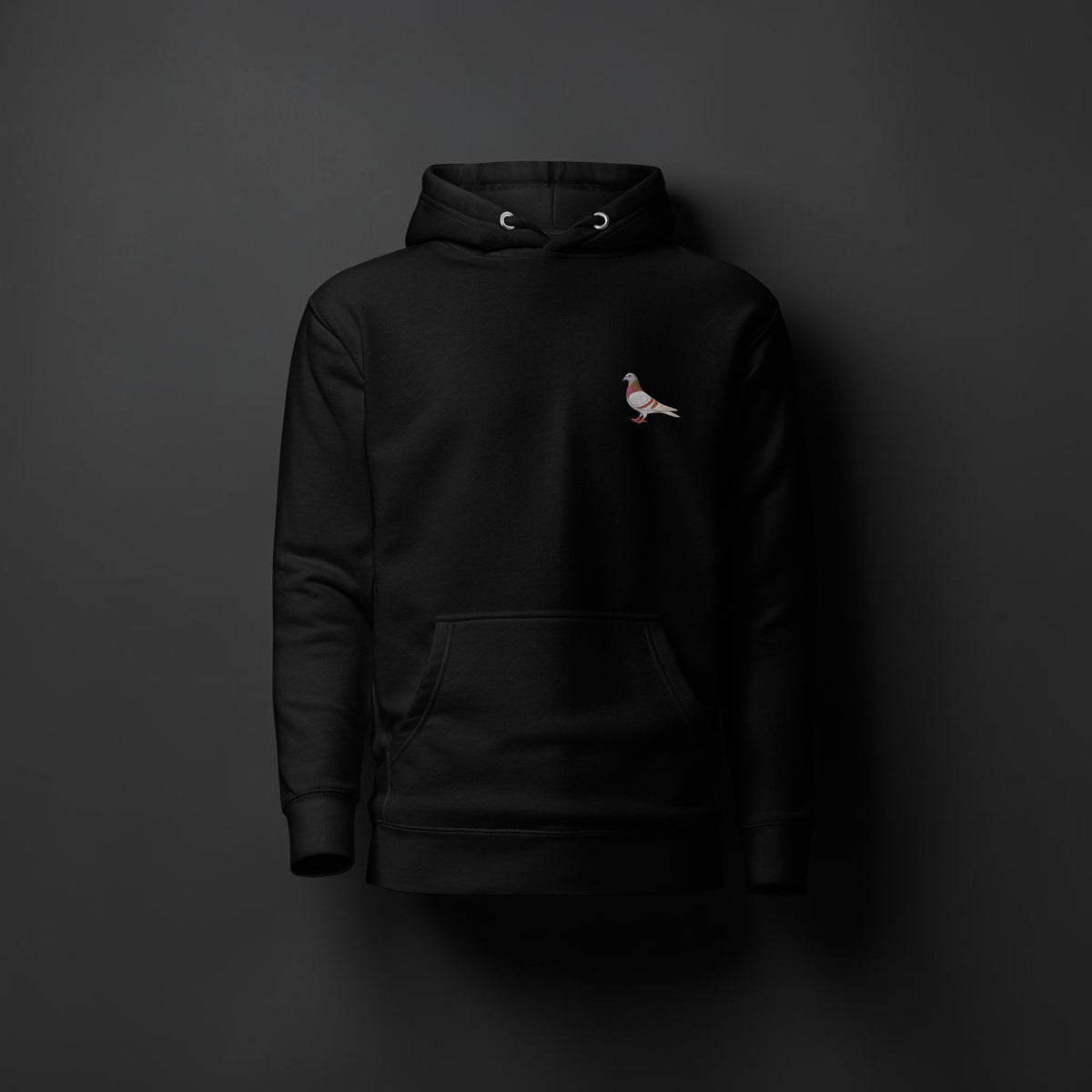 PG-RP-02 — Red Bar Classic Embroidered Hoodie