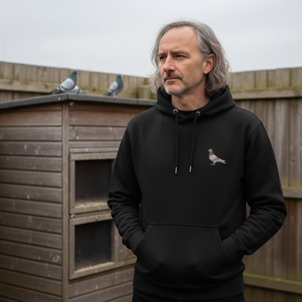 PG-RP-02 — Red Bar Classic Embroidered Hoodie