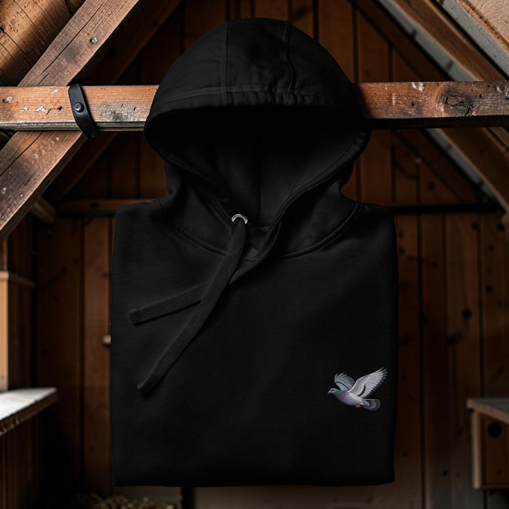 Blue Bar Classic Flyer Embroidered Hoodie