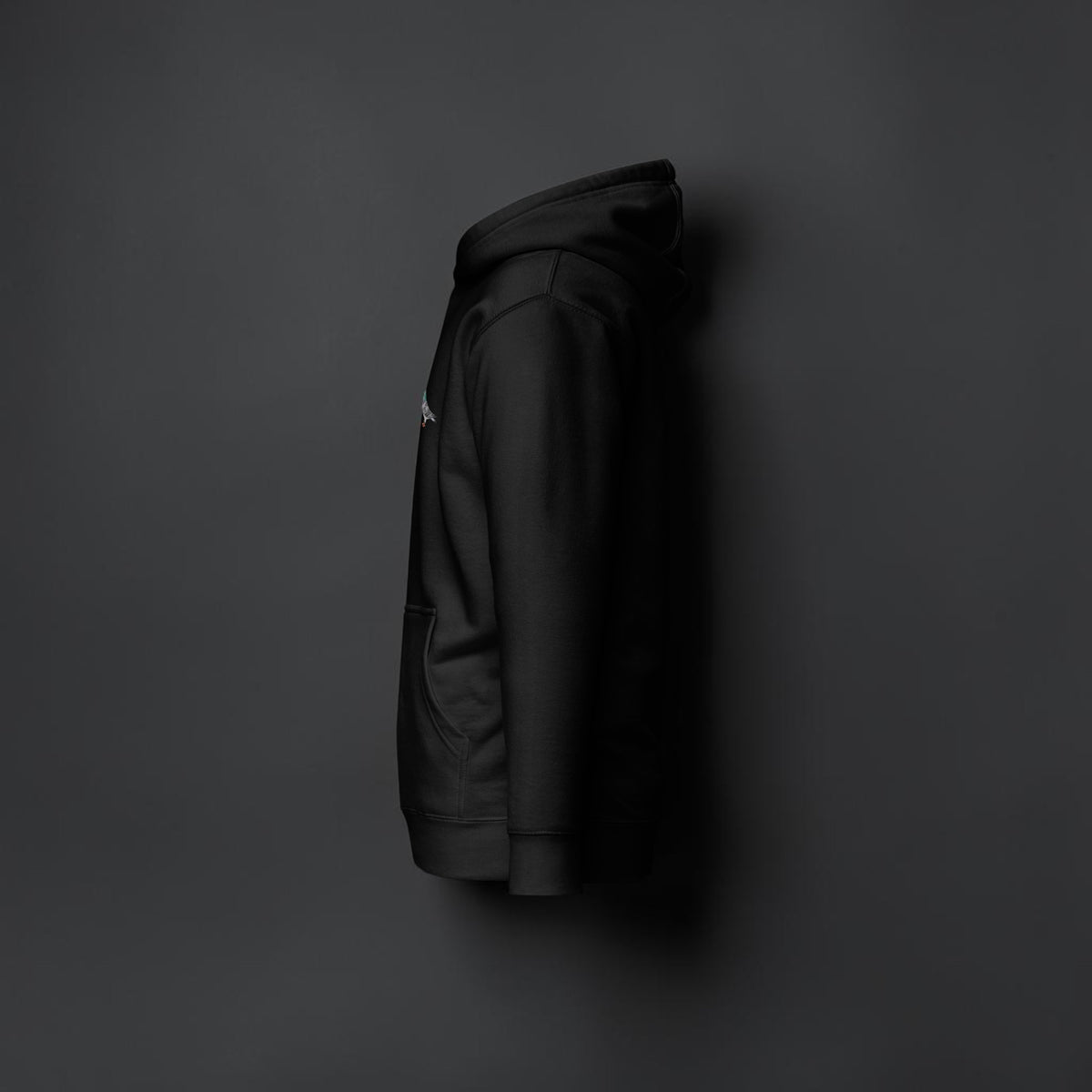 Blue Bar Classic — Racing Pigeon Embroidered Hoodie