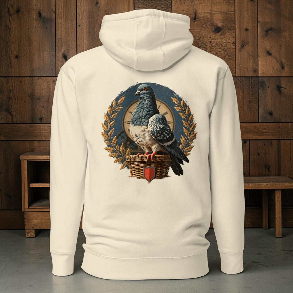 Racing Pigeon Heritage Crest Hoodie