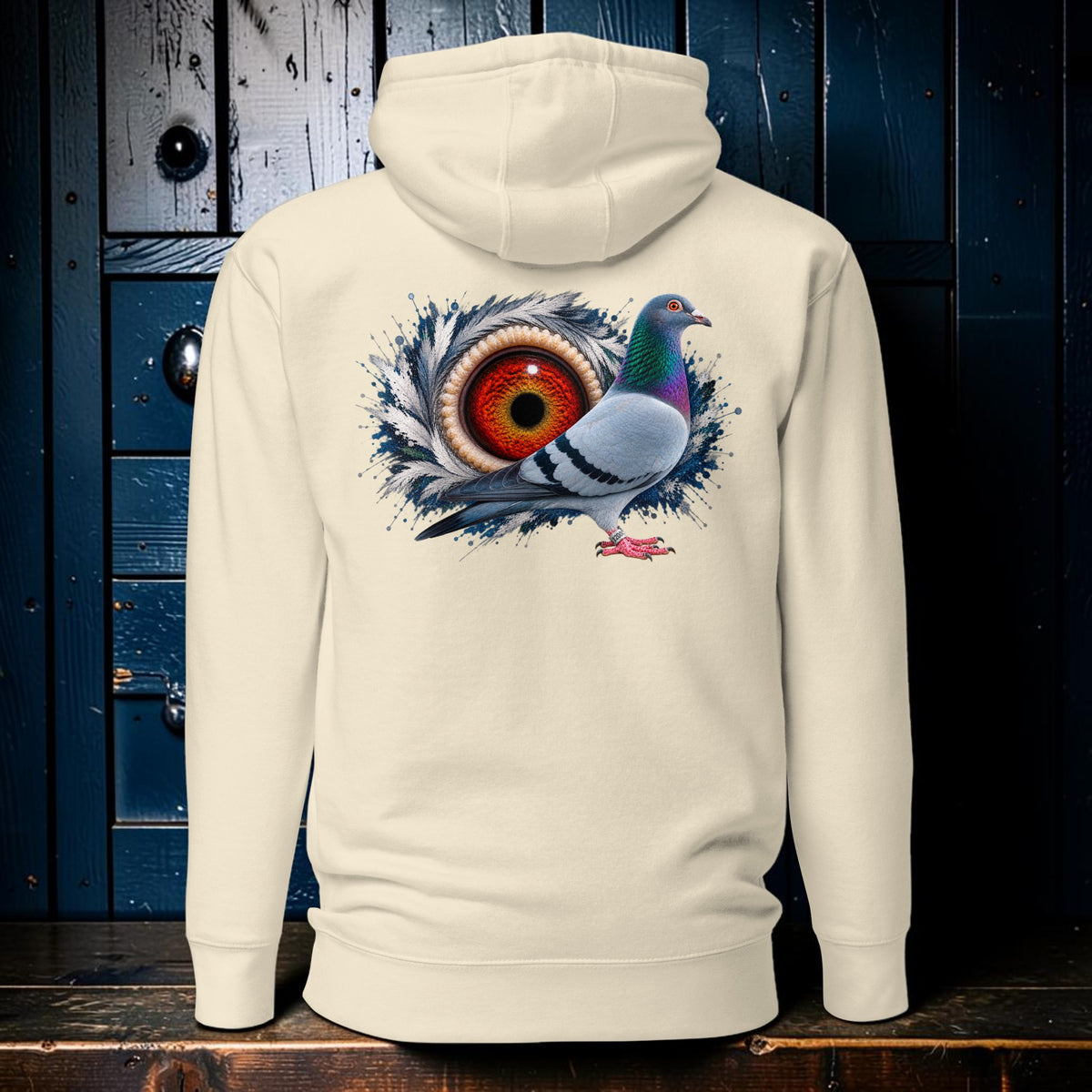 Blue Bar Eye Backdrop Hoodie