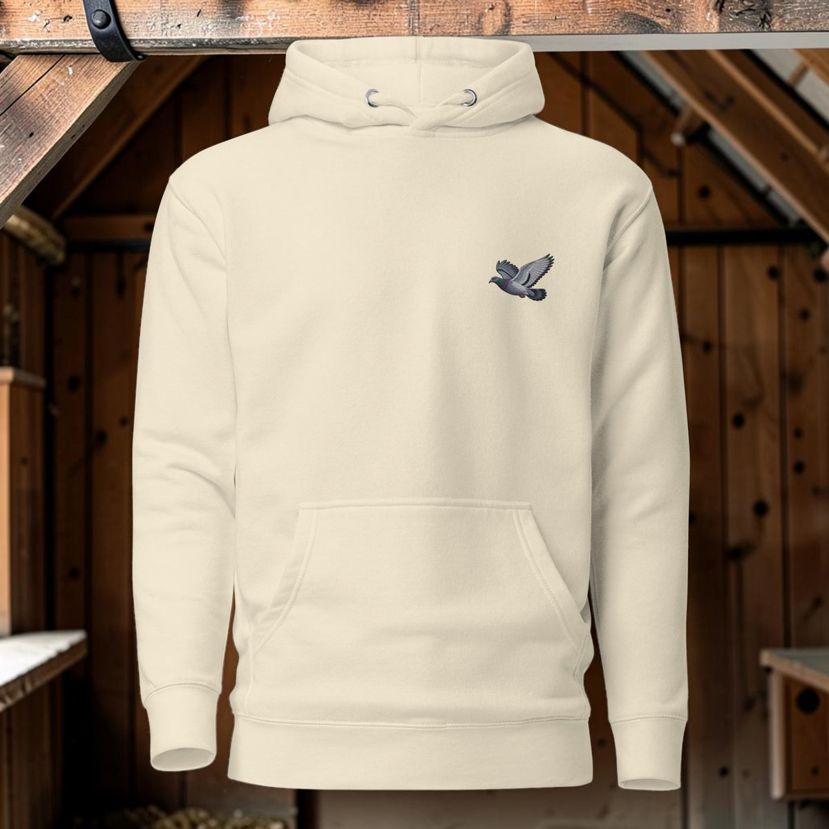 Blue Bar Classic Flyer Embroidered Hoodie