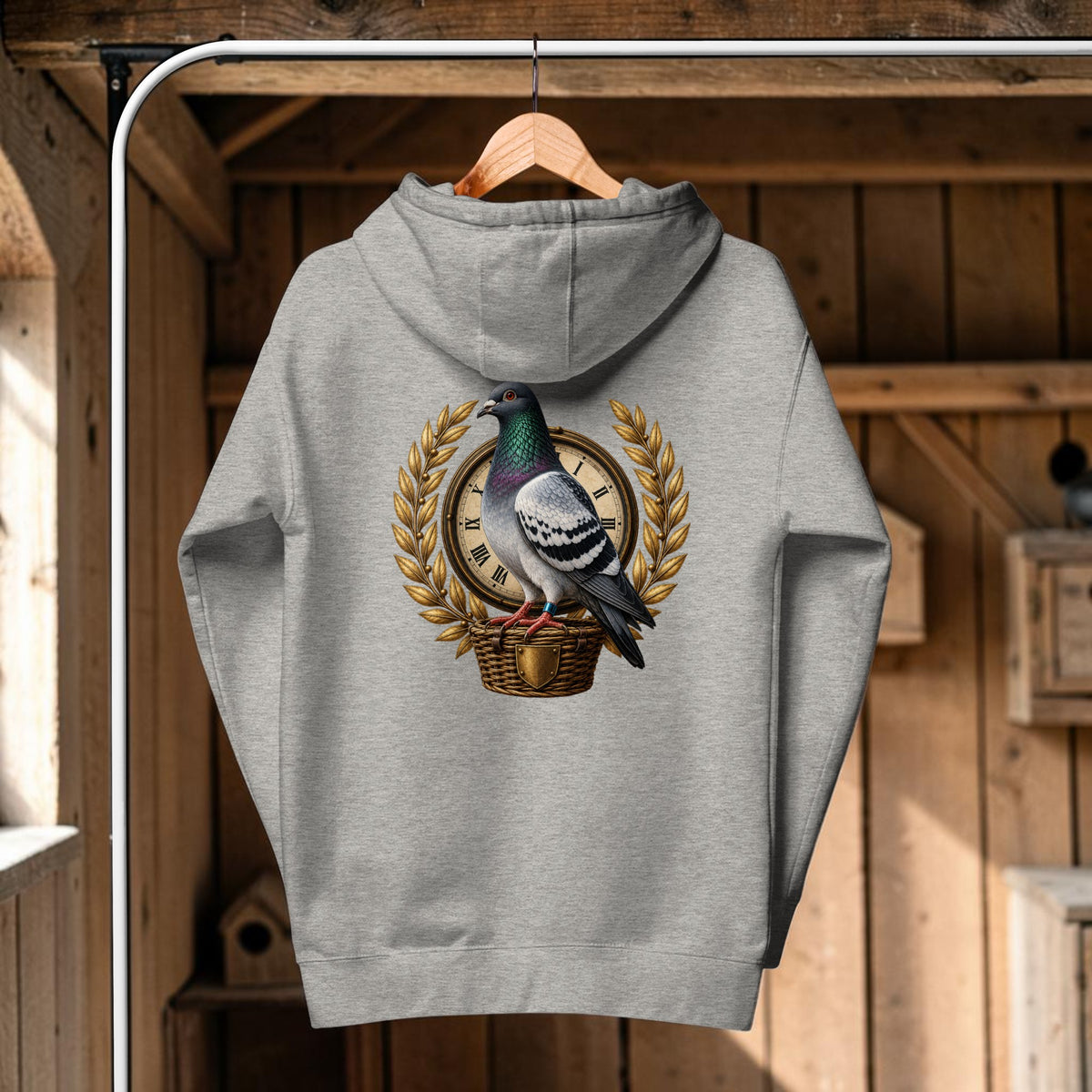 Blue Bar Pigeon Heritage Hoodie