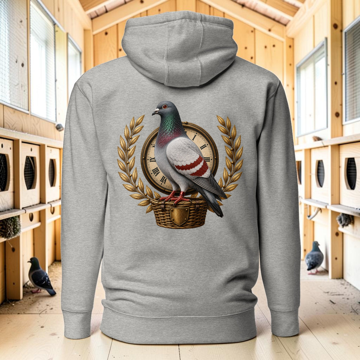 Red Bar Pigeon Heritage Hoodie