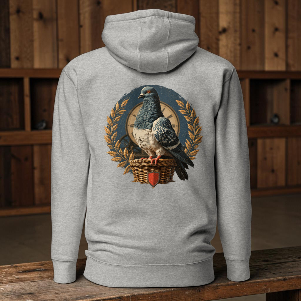 Racing Pigeon Heritage Crest Hoodie