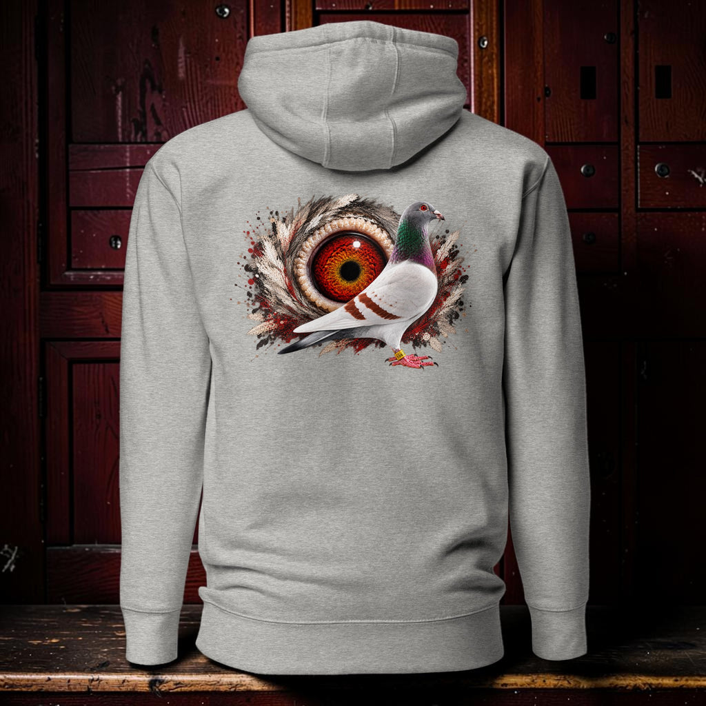 Red Bar Eye Backdrop Hoodie