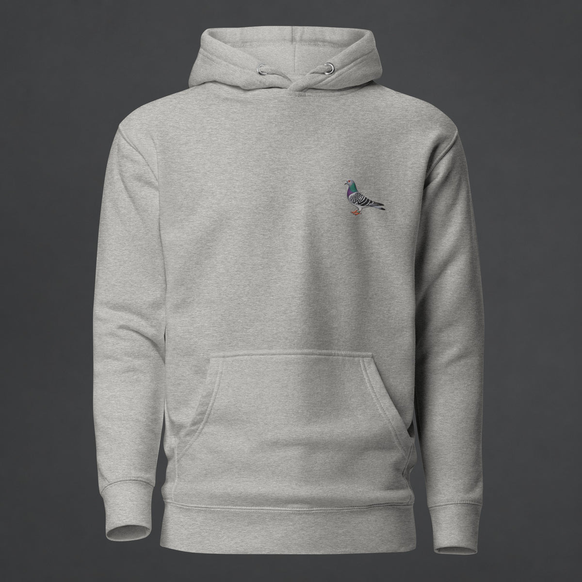 Blue Bar Classic — Racing Pigeon Embroidered Hoodie