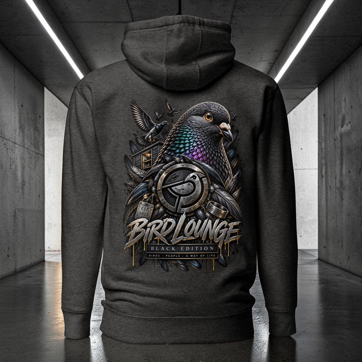 Bird Lounge Black Edition 01 | Limited Edition Hoodie