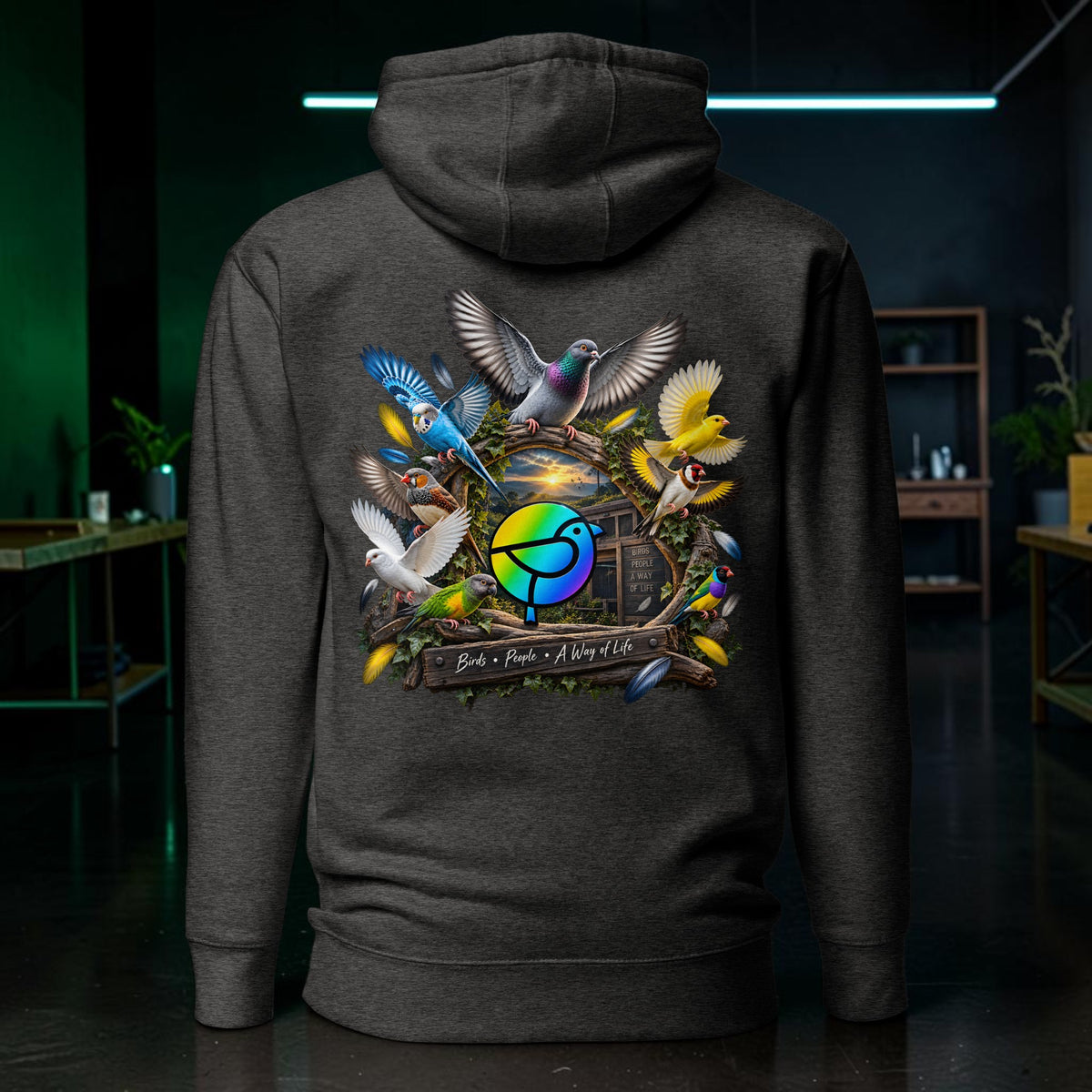 Bird Lounge Vivid Edition 01 — Limited Edition Hoodie