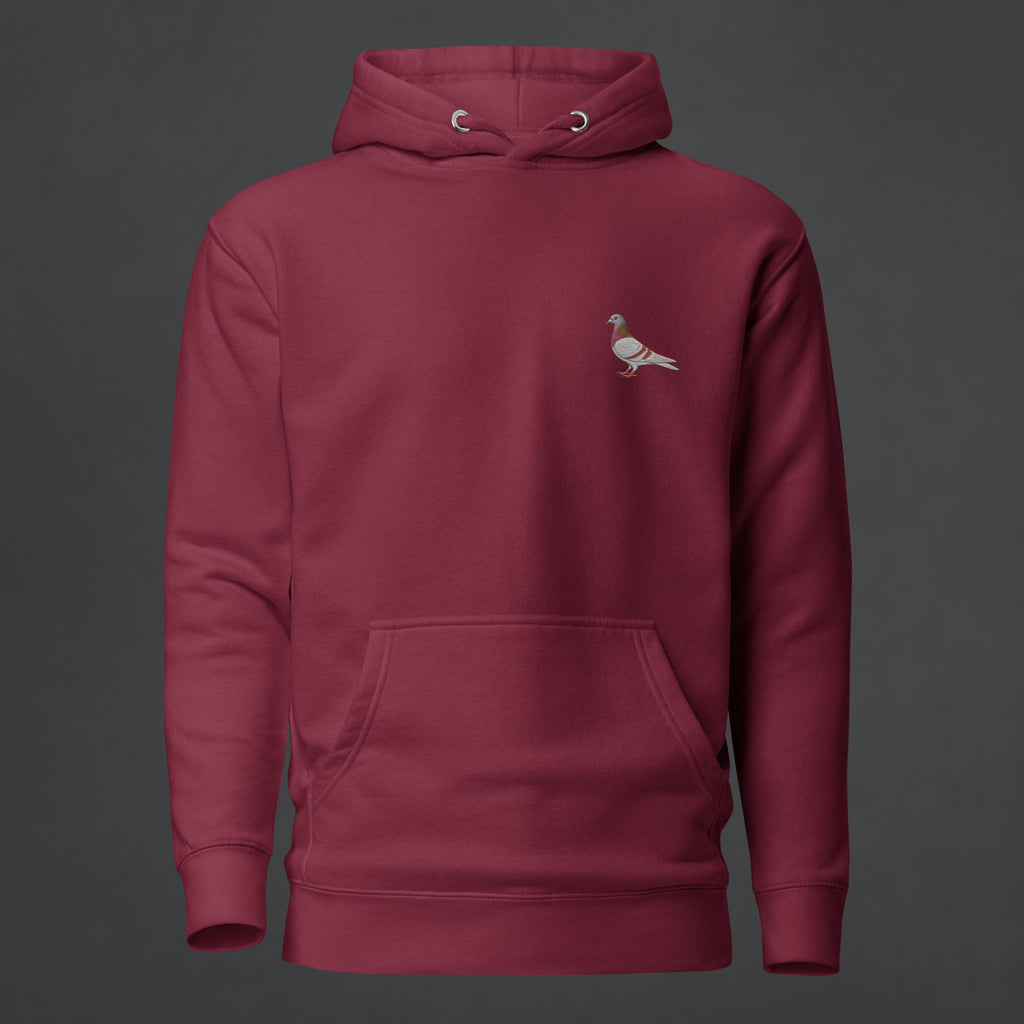PG-RP-02 — Red Bar Classic Embroidered Hoodie