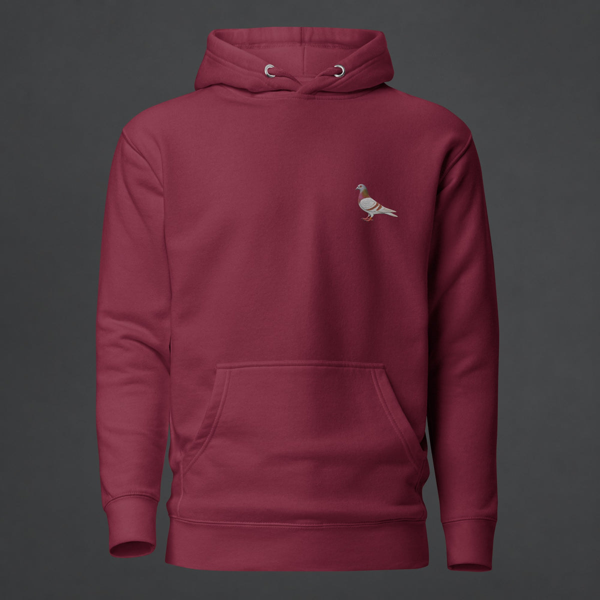 PG-RP-02 — Red Bar Classic Embroidered Hoodie