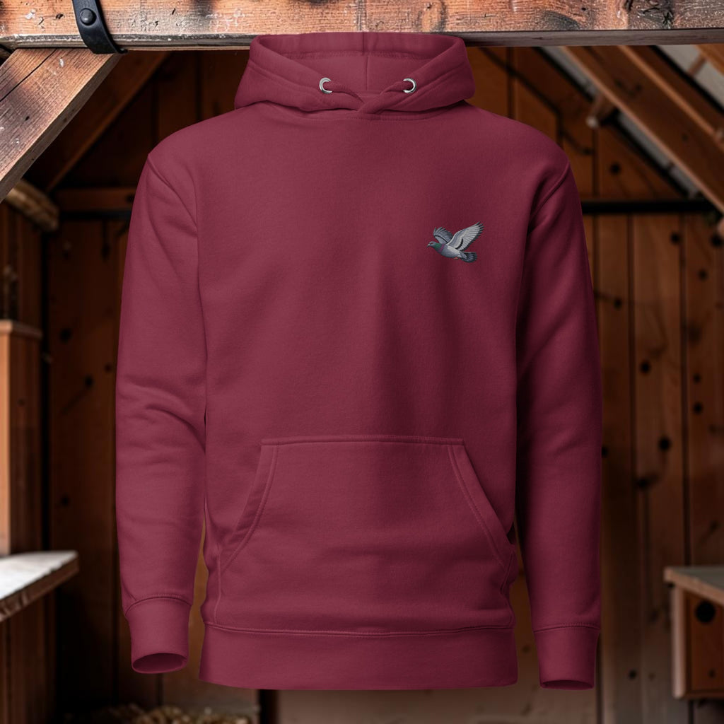 Blue Bar Classic Flyer Embroidered Hoodie