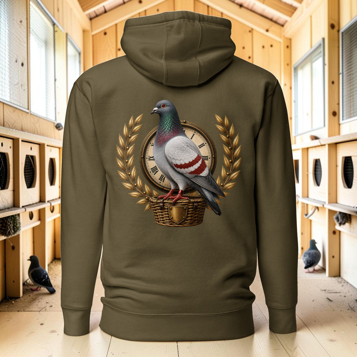 Red Bar Pigeon Heritage Hoodie