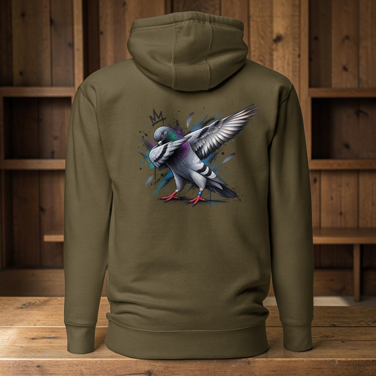 Dab Racing Pigeon Hoodie