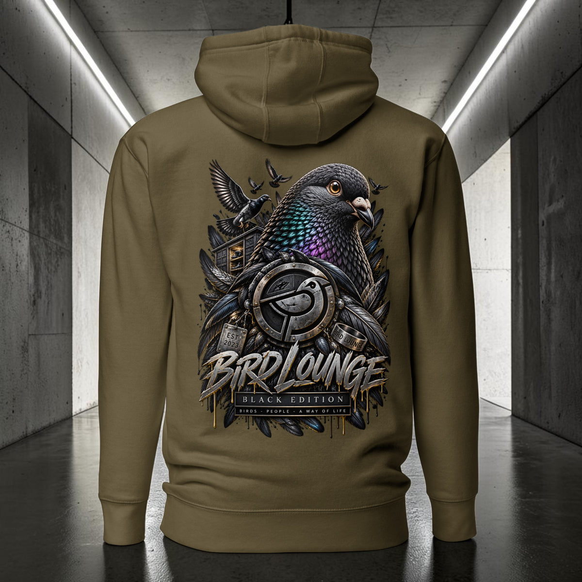 Bird Lounge Black Edition 01 | Limited Edition Hoodie