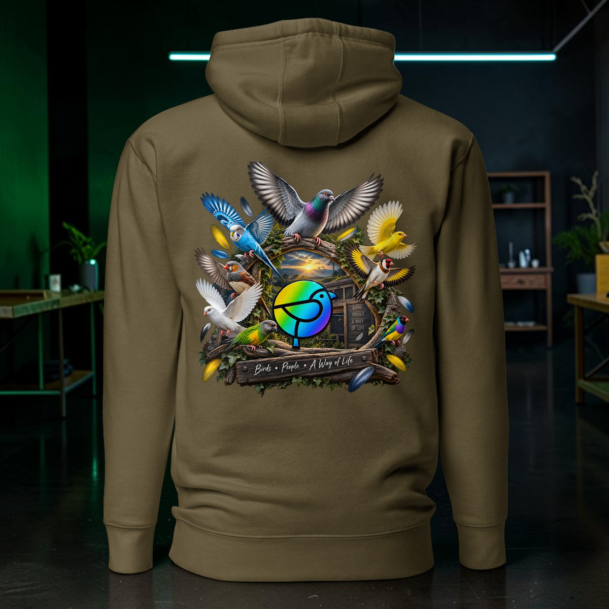 Bird Lounge Vivid Edition 01 — Limited Edition Hoodie