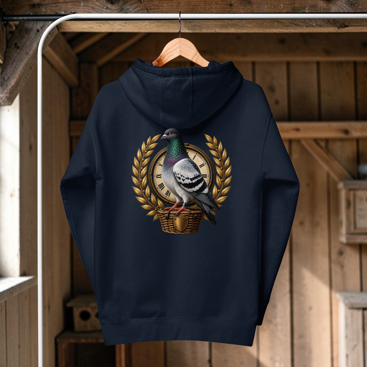 Blue Bar Pigeon Heritage Hoodie