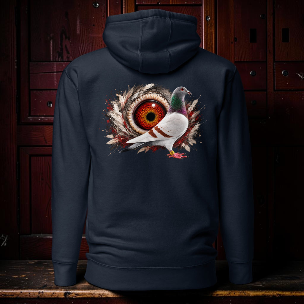 Red Bar Eye Backdrop Hoodie