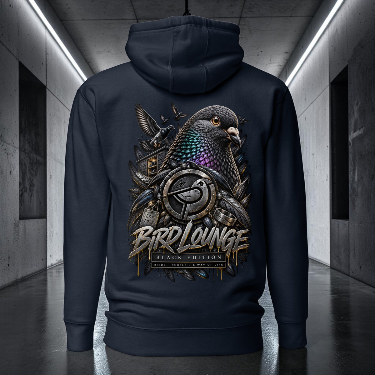 Bird Lounge Black Edition 01 | Limited Edition Hoodie