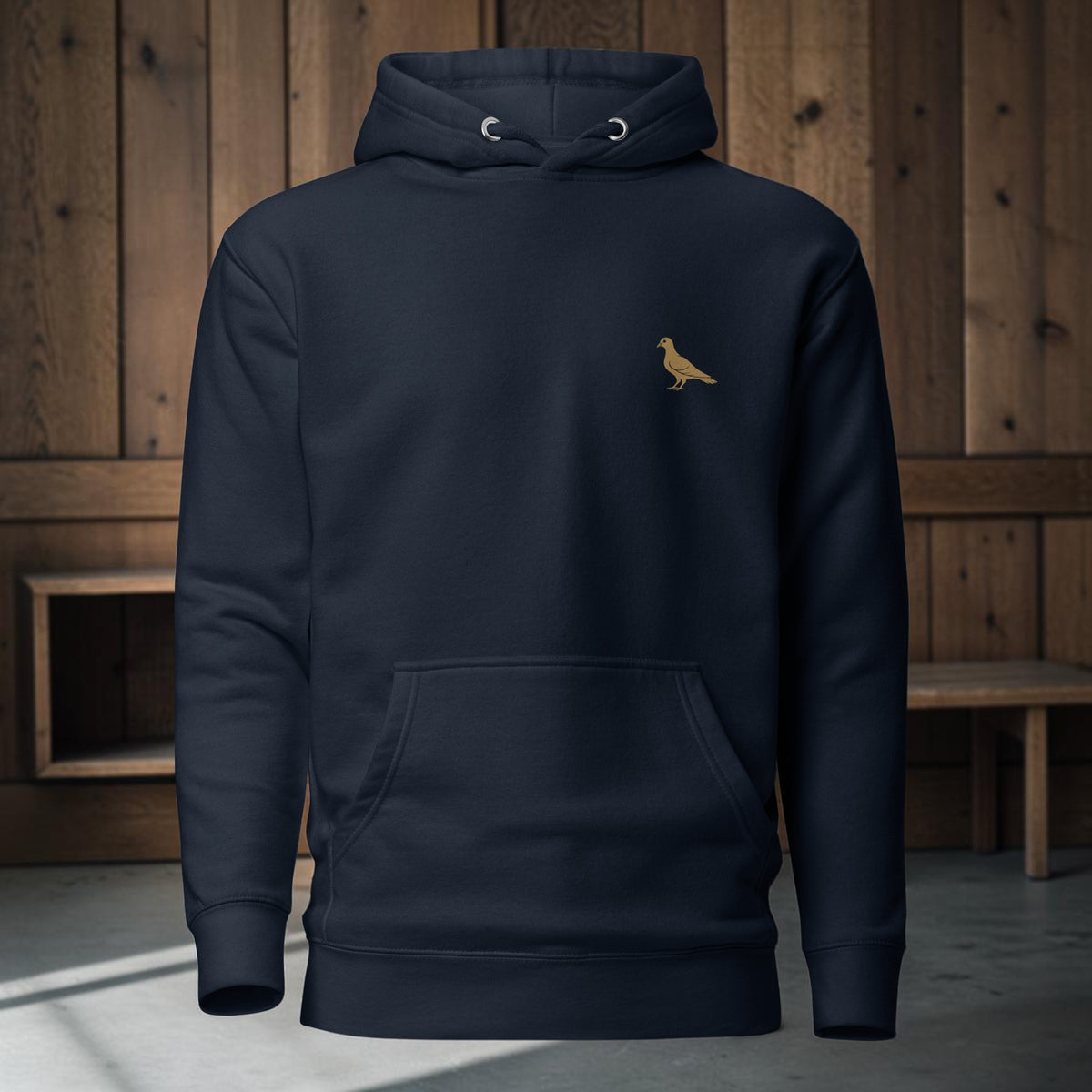 Racing Pigeon Heritage Crest Hoodie