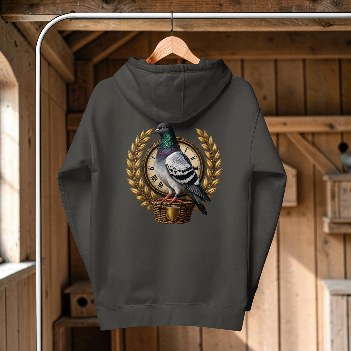 Blue Bar Pigeon Heritage Hoodie