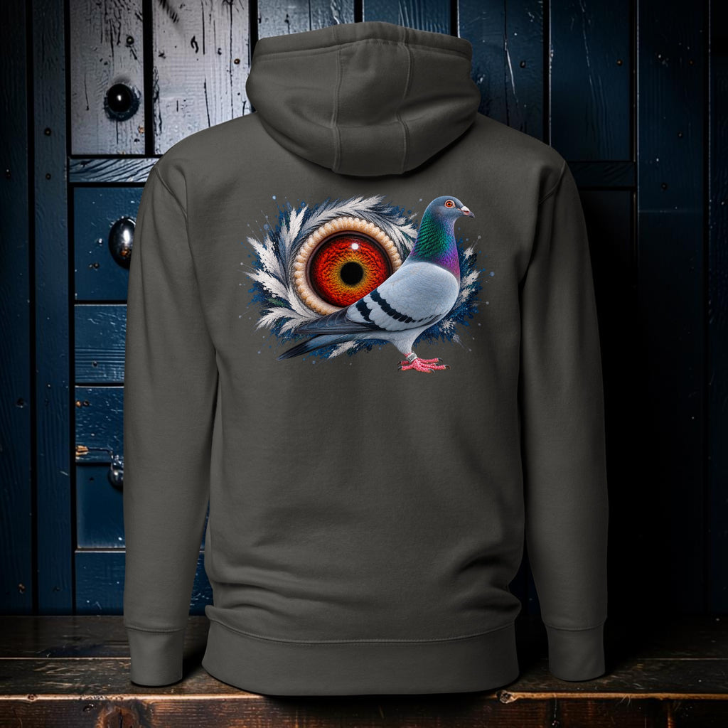 Blue Bar Eye Backdrop Hoodie